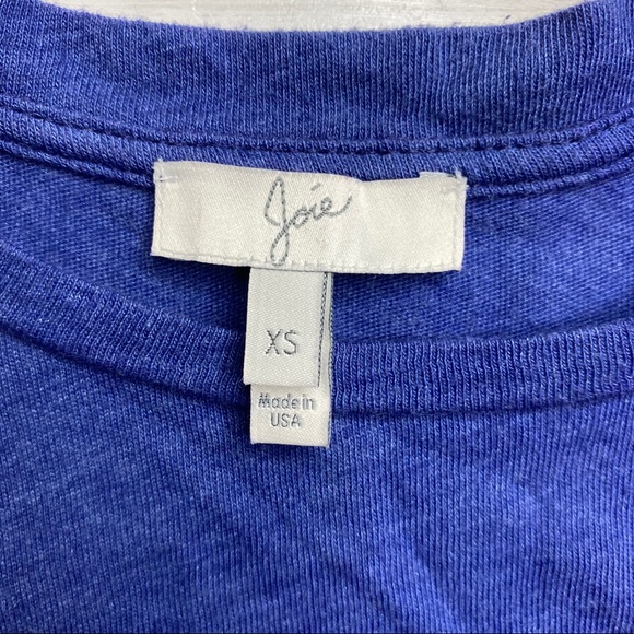 Joie Women Kirarra T shirt Baja Graphics Blue XS - Picture 4 of 8